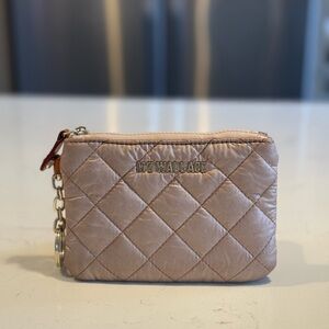 MZ Wallace Flat Metro Key Pouch - Light Pink